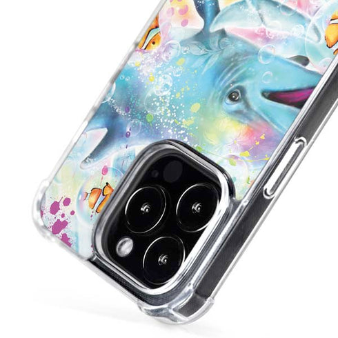 Pastel Dolphins by Sheena Pike iPhone 16 Pro MagSafe Case